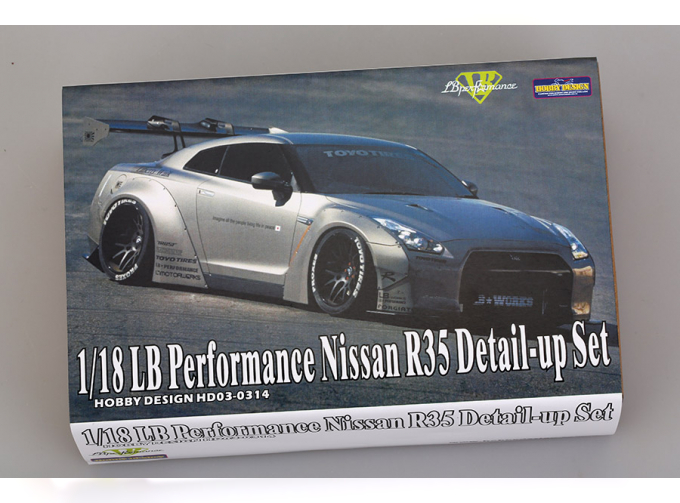 Конверсионный набор LB Performance Nissan R35 Detail-up Set (Resin+PE+Decals+Metal parts)