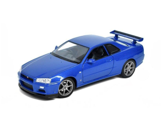 NISSAN Skyline GT-R (R34) (1999), blue