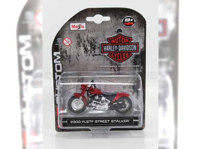 HARLEY DAVIDSON Flstf Street Stalker (2000), Red Met