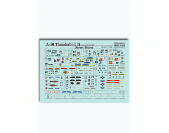 NEW A-10 Thunderbolt II Wet decal