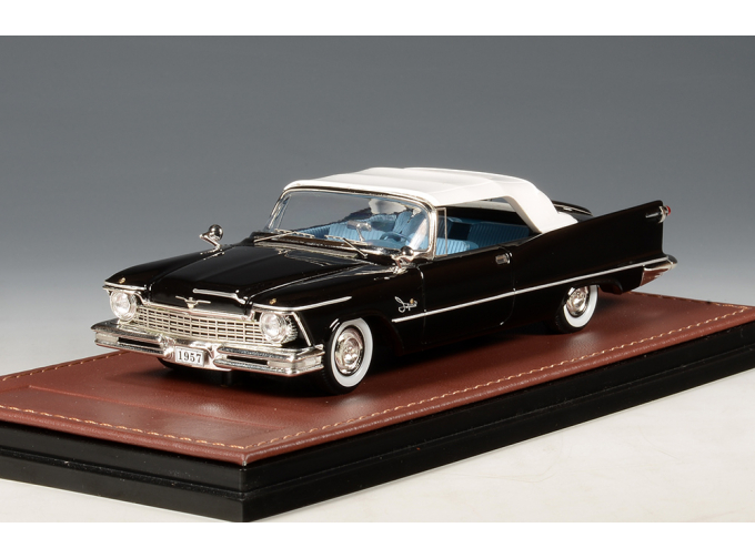 CHRYSLER Imperial Crown Convertible (закрытый, одиночные фары) (1957), black