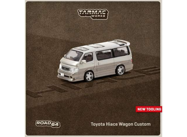 Toyota Hiace Wagon Custom, silver/brown