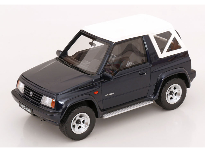 SUZUKI Vitara JLX Convertible (1994), dark blue-metallic/white