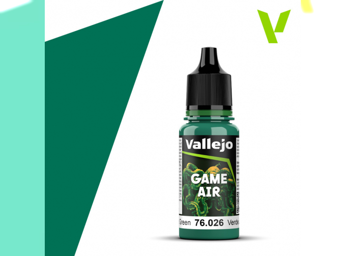 Краска акриловая Game Air Нефритовый / Jade Green, 18мл