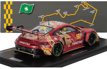 PORSCHE 911 992 Gt3 R Team Absolute Racing №25 Fia Gt World Cup Macau (2024) Laurens Vanthoor, Red