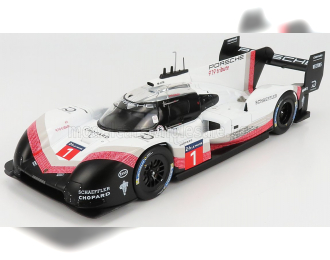 PORSCHE 919 Hybrid Evo №1 Tribute Lap Record 1:41.8 Min Spa Francorchamps 9th April (2018) N.Jani, White Red Black