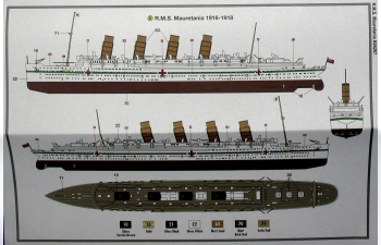 Сборная модель RMS Mauretania