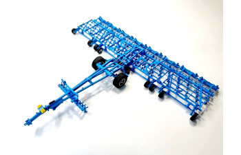 Сборная модель культиватора прицепного КБМ(Т)-12-4