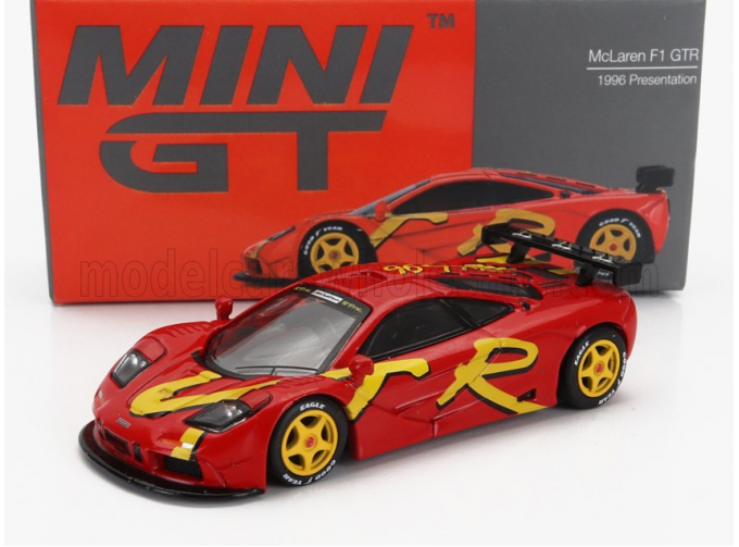 McLAREN F-1 Gtr Press (1996), Red Yellow