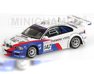 BMW M3 GTR Muller - Muller - Stuck Class Winners Team BMW Motorsport 24H SPA (2004), white 