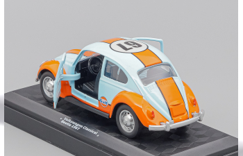 VOLKSWAGEN Beetle Classical (1967), light blue / orange