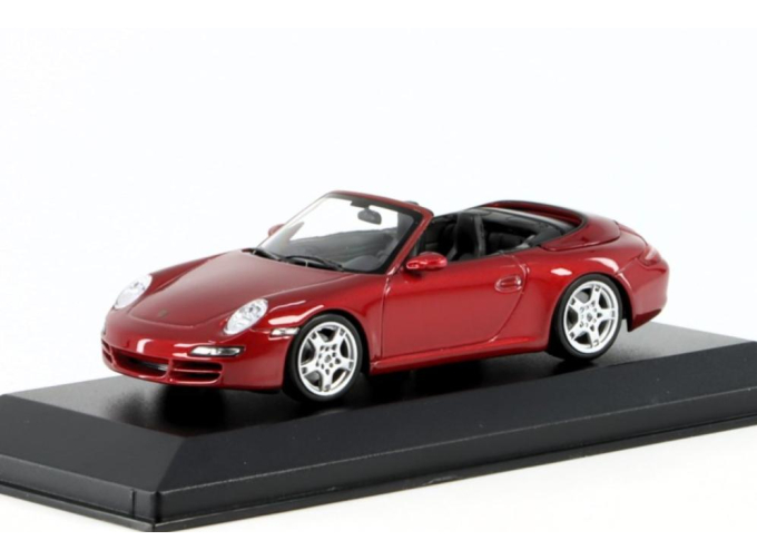 PORSCHE 911 997 Carrera S Cabriolet (2005), Red Met