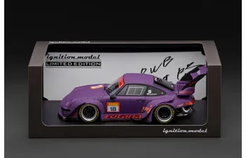 PORSCHE RWB 993 with Mr. Nakai, matte purple