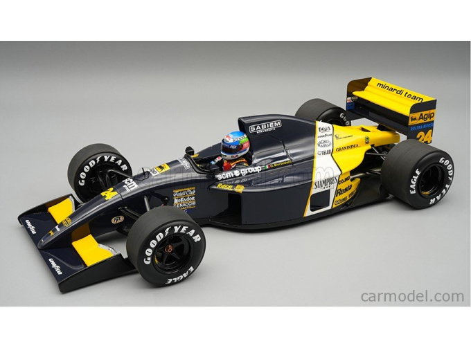 MINARDI F1 M191 FORD №24 SPA Francorchamps GP (with pilot figure) 1991 Gianni Morbideli