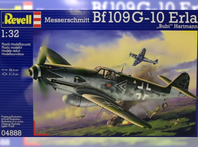 Сборная модель Немецкий истребитель Messerschmitt Bf.109 G-10 Erta