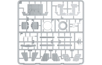 Сборная модель Аксессуары T-34 Engine V-2-34 & TRANSMISSION SET