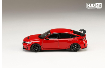 HONDA Civic type r (fl5) racing black package with genuine optional parts (2022), flame red