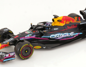 RED BULL F1 Rb19 Team Oracle Red Bull Racing №1 World Champion Winner Miami Gp (2023) Max Verstappen, Matt Blue