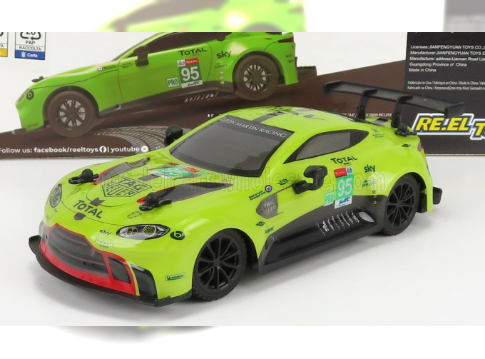 RC ASTON MARTIN Vantage Gte 4.0l Turbo V8 Team Aston Martin Racing N95 24h Le Mans (2019) N.Thiim - M.Sorensen - D.Turner, Light Green