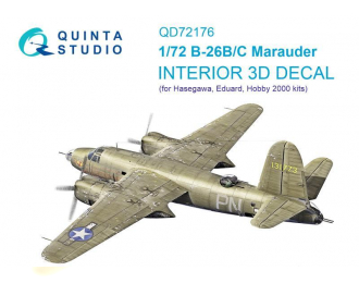 3D Декаль интерьера для B-26B Marauder (Hasegawa/ Eduard/ Hobby2000)