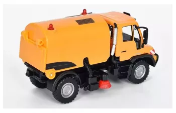 MERCEDES-BENZ Unimog Подметально-уборочная машина, оранжевый