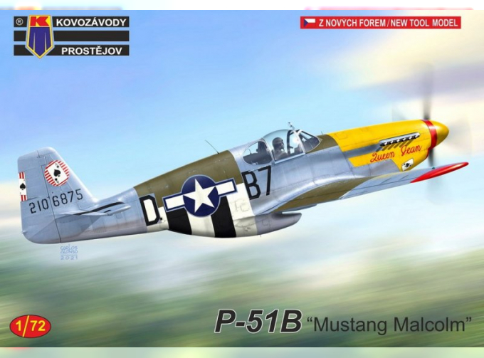 Сборная модель P-51B Mustang Malcolm