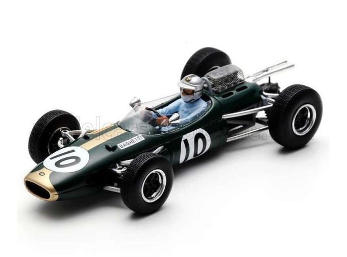 BRABHAM F1 Bt7 №10 Monza Italy Gp (1965) Giancarlo Baghetti, Dark Green Gold