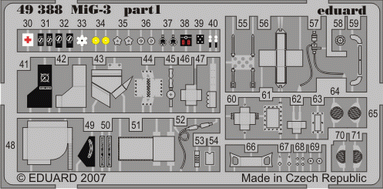 Фототравление МиГ-3для