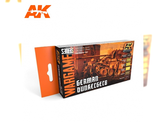 Набор акриловых красок GERMAN DUNKELGELB SET / немецкий тёмно-желтый (6 красок)