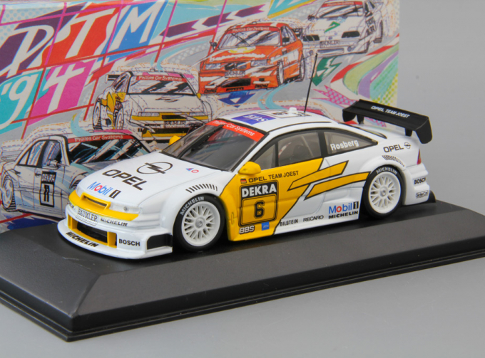 OPEL Calibra V6 4x4 DTM Joest Racing - K. Rosberg #6 (1994), white / yellow