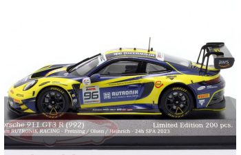 PORSCHE 911 (992) GT3 R №96 24h Spa Laurin Heinrich, Dennis Olsen, Thomas Preining (2023)
