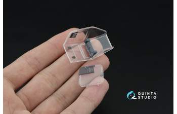 3D Декаль интерьера кабины Ка-50 (черные панели) (Italeri) (с 3D-печатными деталями)