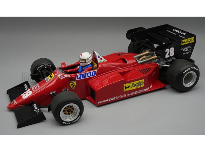 FERRARI F1126C4-M2 №28 European GP Rene Arnoux (with pilot figure) (1984)