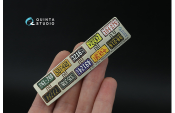 3D Декаль Автомобильные номера США, юго-западные штаты, 1910-1940 (для всех моделей) (на метал. основании)