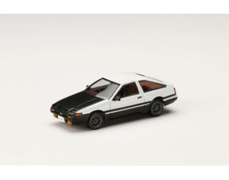 Toyota Sprinter Truneo (AE86) GT-Apex JDM Customized Version Carbon bonnet, white / black