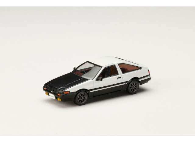 Toyota Sprinter Truneo (AE86) GT-Apex JDM Customized Version Carbon bonnet, white / black
