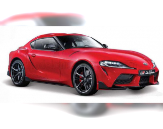 Сборная модеь TOYOTA Supra Gr Coupe (2022), red