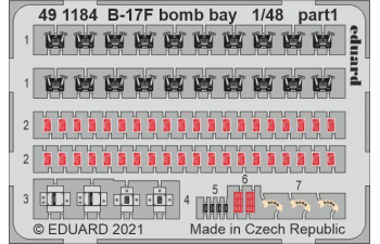 Набор фототравления для B-17F часть II