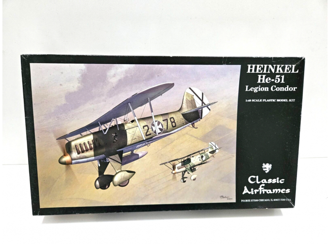 (Уценка!) Сборная модель Heinkel He-51 Legion Condor
