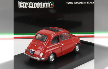 FIAT 500r Tetto Aperto - Open (1972), Rosso Corallo