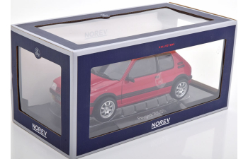 PEUGEOT 205 GTI with PTS Rims (1991), red