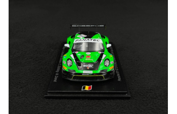PORSCHE 911 992 Gt3 R 4.2l Team Dinamic Gt №54 24h Spa (2024) Philipp Sager - Guilherme Moura De Olivera - Christopher Zochling - Marvin Dienst, Green Black