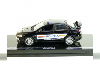 MITSUBISHI Lancer Evo X POLITIA Romanian (2009), black