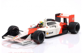McLAREN F1 Mp4/4 Honda №12 World Champion Winner British Gp (1988) Ayrton Senna + книга (1988)