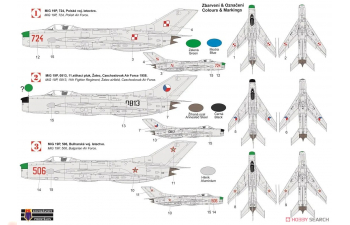 Сборная модель MiG-19P "Warsaw Pact"