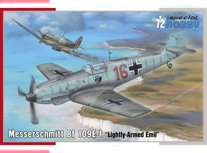 Сборная модель Messerschmitt Bf 109E-1 ‘Lightly-Armed Emil’