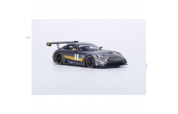 Mercedes-Benz AMG GT GT3 Presentation Salon Geneve 2015 (grey / yellow)