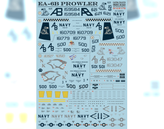 EA-6B Prowler  Wet decal