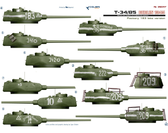 Декаль для Т-34-85 factory 183 (Берлин 1945)
