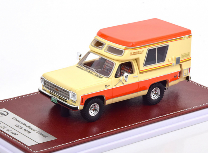 CHEVROLET Blazer Chalet Camper 4х4 (кемпер) 1978 Orange/Creme